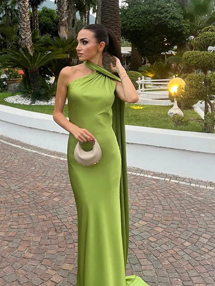 Amaya | Draped Dress & Solar Charisma - Novela New York