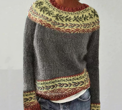 Lara | Cozy Retro Sweater - Novela New York