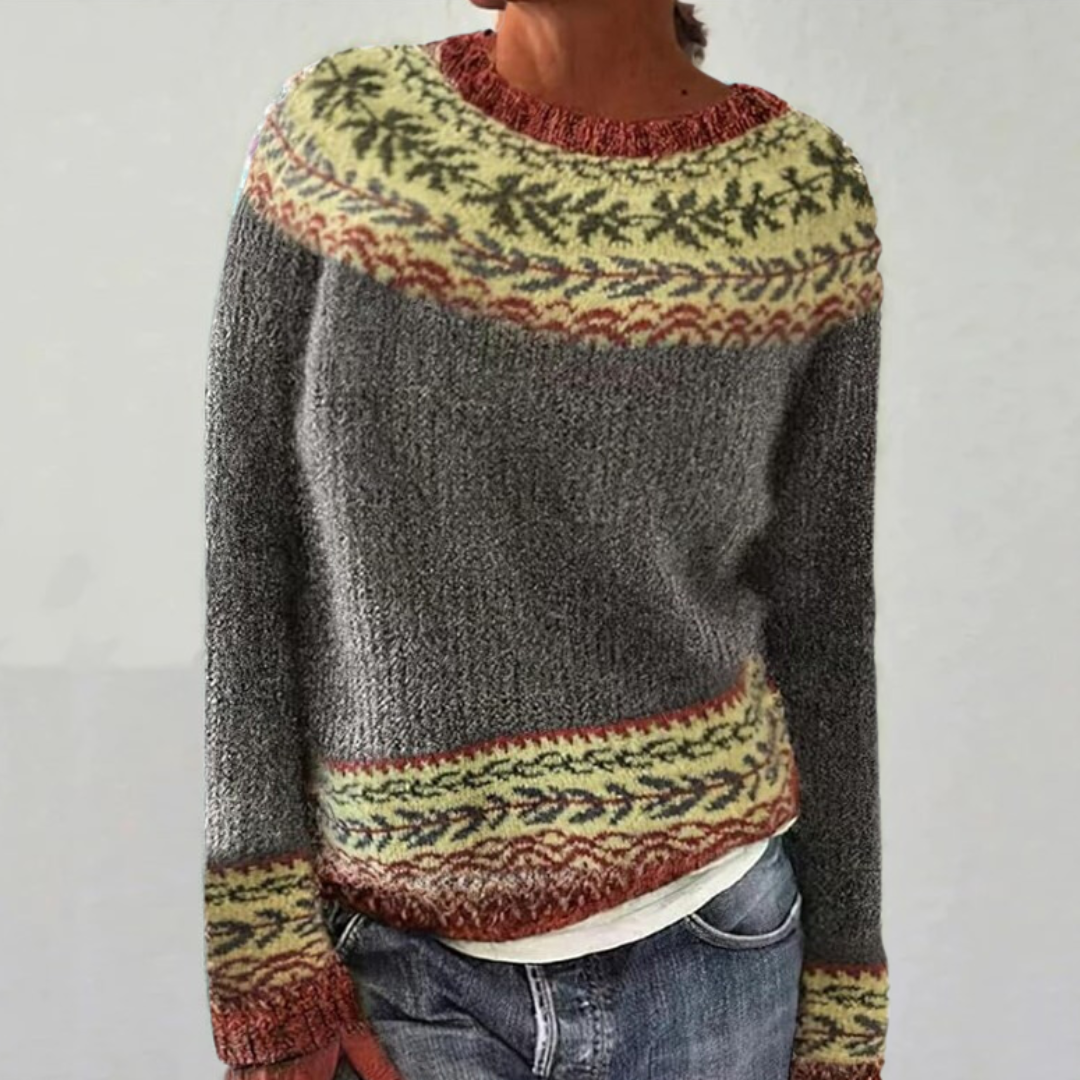 Lara | Cozy Retro Sweater - Novela New York