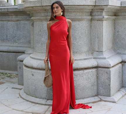 Amaya | Draped Dress & Solar Charisma - Novela New York