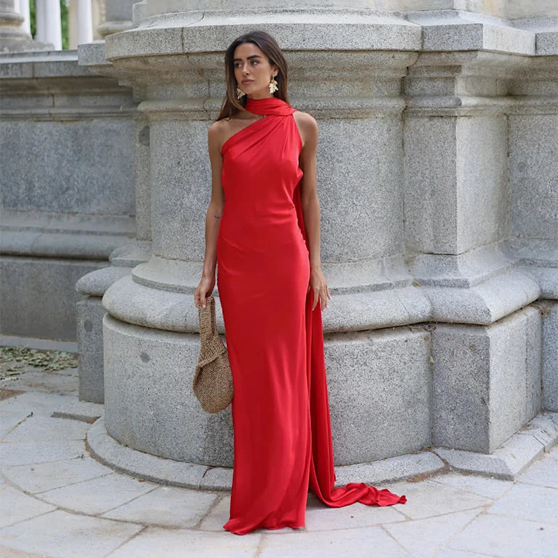 Amaya | Draped Dress & Solar Charisma - Novela New York
