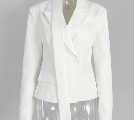 Women’s V-Neck Lace-Up Jacket - Novela New York