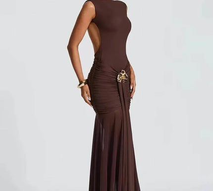 Selma | Sculpted Mermaid Gown - Novela New York