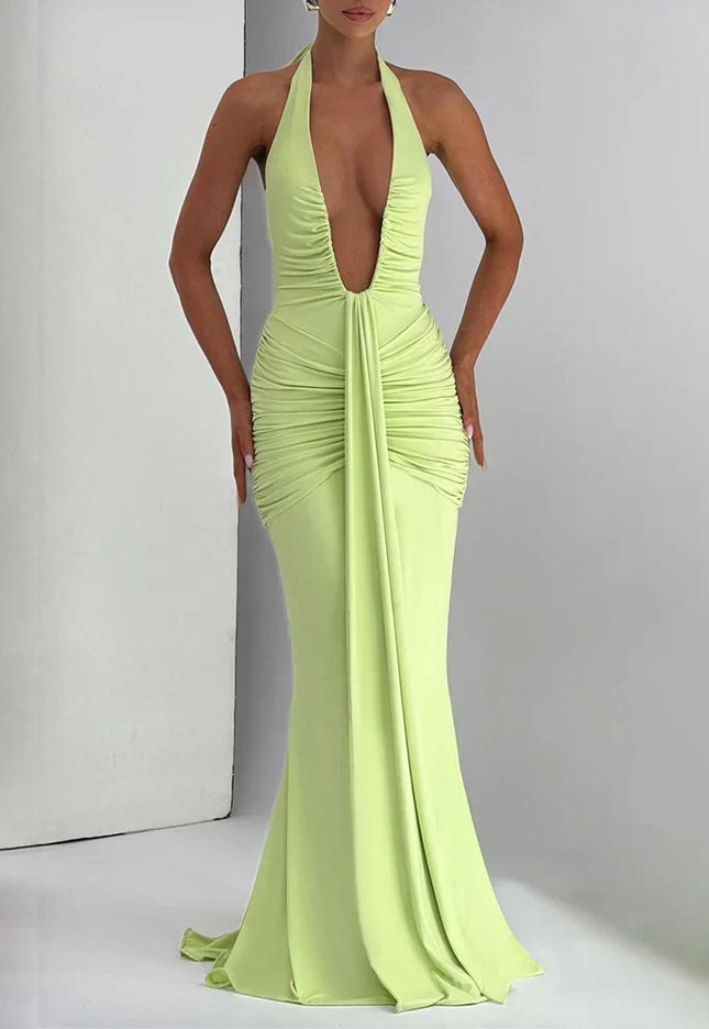 Riva | Deep V-Neck & Dazzling Drop - Novela New York
