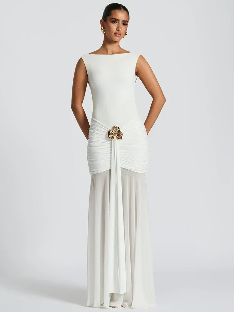Selma | Sculpted Mermaid Gown - Novela New York