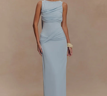 Maeva | Draped Elegance Dress - Novela New York