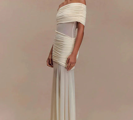 Soraya | Draped Dress & Pure Elegance - Novela New York