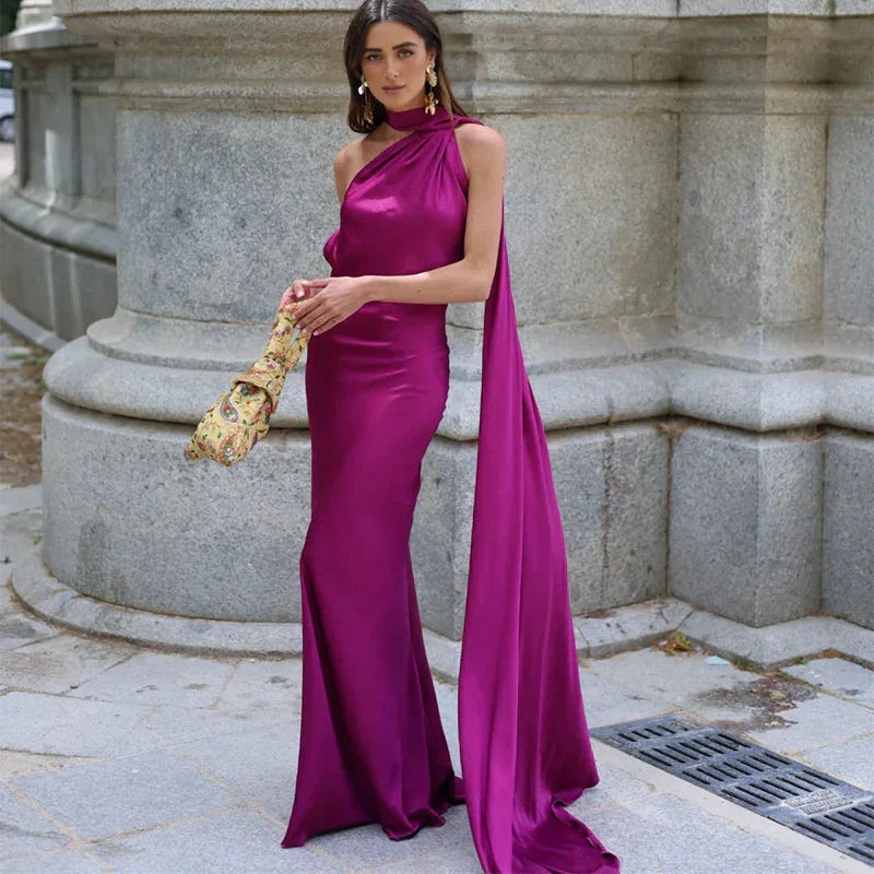Amaya | Draped Dress & Solar Charisma - Novela New York