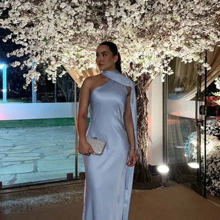 Amaya | Draped Dress & Solar Charisma - Novela New York