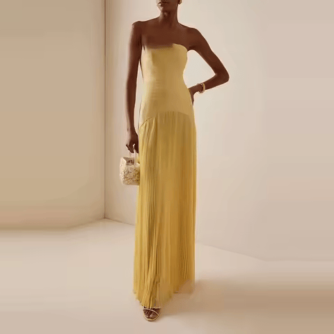 Malia | Draped Dress & Airy Elegance - Novela New York
