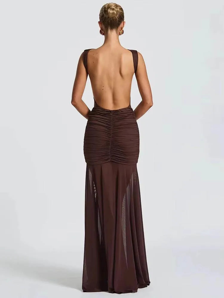 Selma | Sculpted Mermaid Gown - Novela New York