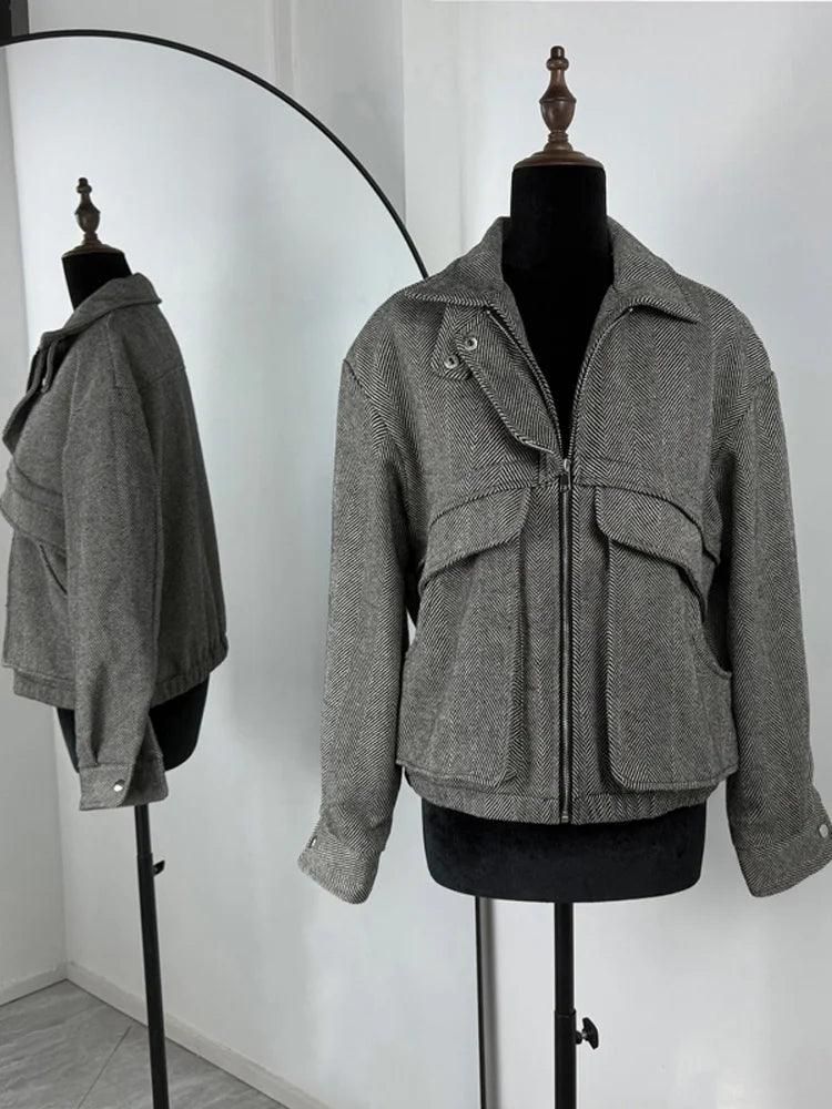 Women’s Cropped Zip Jacket - Novela New York