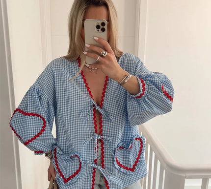 Mila™ | Heart Blouse - Novela New York