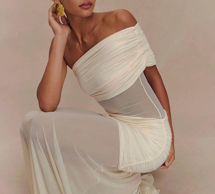 Soraya | Draped Dress & Pure Elegance - Novela New York