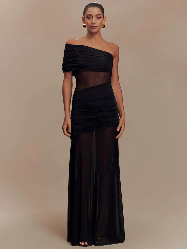 Soraya | Draped Dress & Pure Elegance - Novela New York