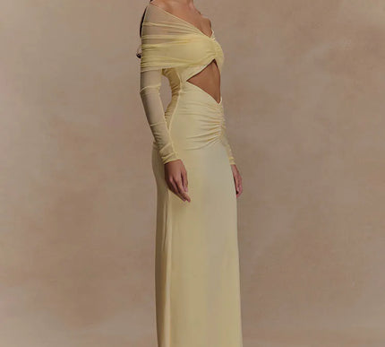 Aylin | Off-Shoulder Dress & Sculpting Detail - Novela New York