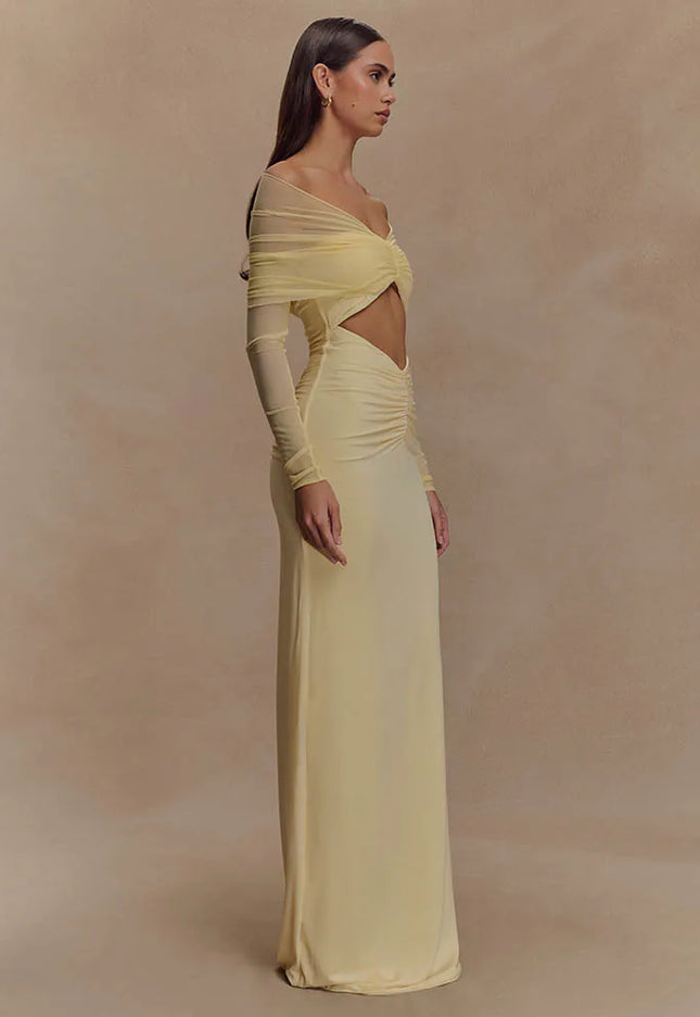 Aylin | Off-Shoulder Dress & Sculpting Detail - Novela New York