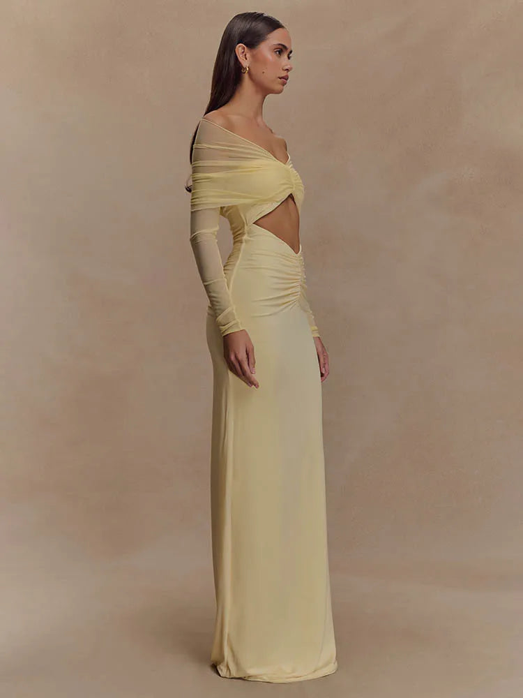 Aylin | Off-Shoulder Dress & Sculpting Detail - Novela New York