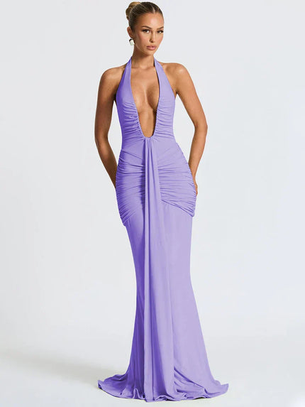 Riva | Deep V-Neck & Dazzling Drop - Novela New York