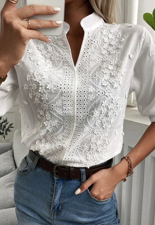 Leah™ | Classy Elegant Blouse - Novela New York