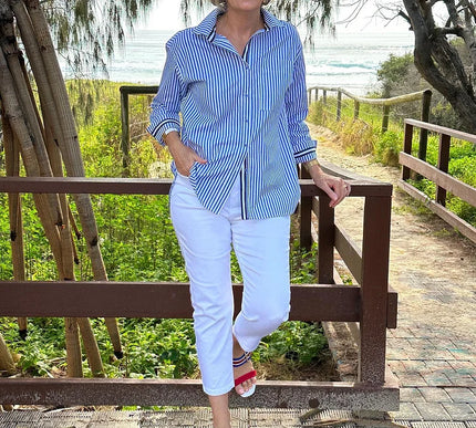 Ellen™ | Striped Shirt - Novela New York