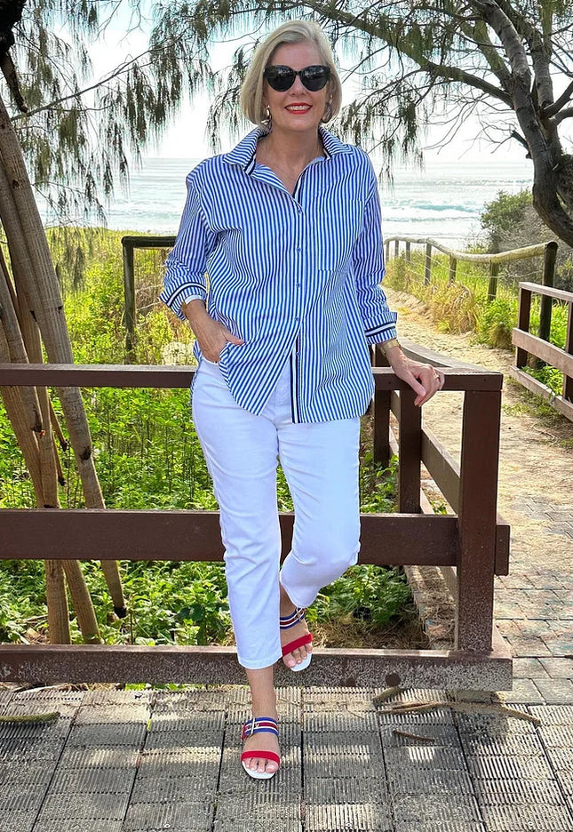 Ellen™ | Striped Shirt - Novela New York