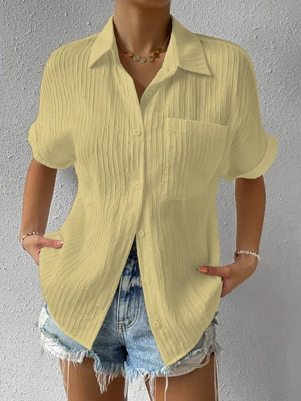 Brielle™ | Relaxed Textured Top - Novela New York