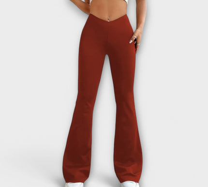 Serena - Relaxed Pants with Flared Leg - Novela New York