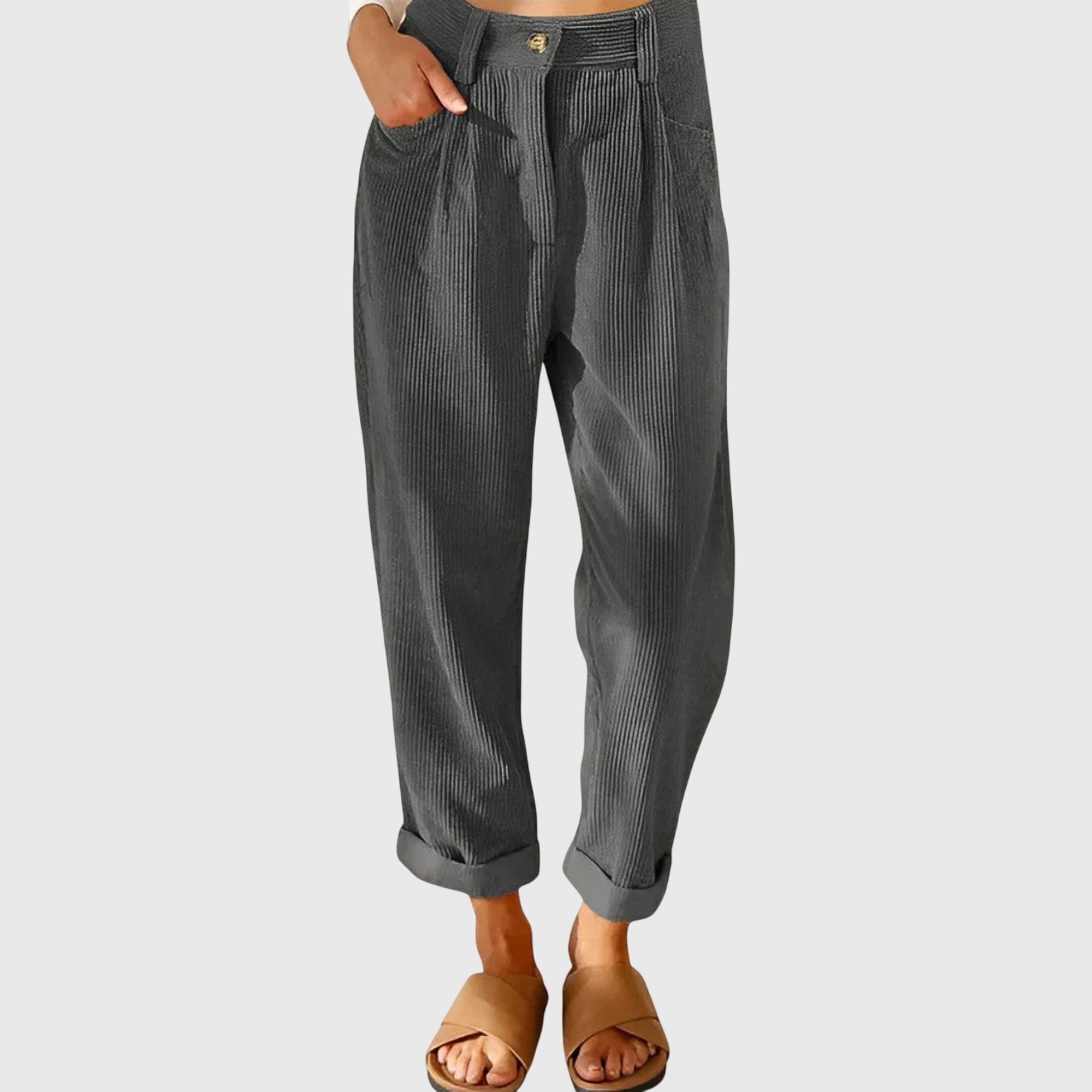 Jana - Modern Cord Pants - Novela New York