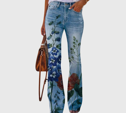 Pants with Flowers - Novela New York