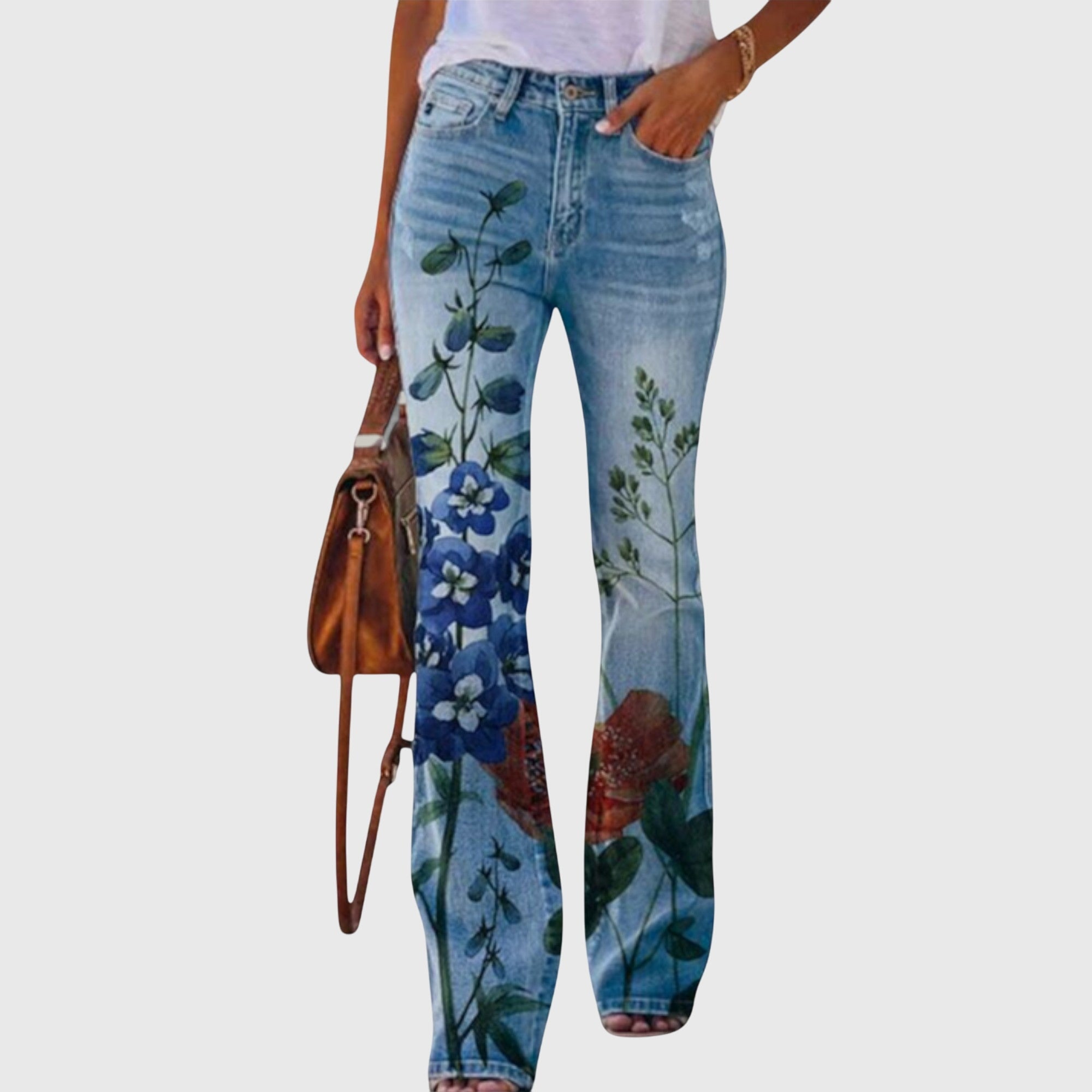 Pants with Flowers - Novela New York