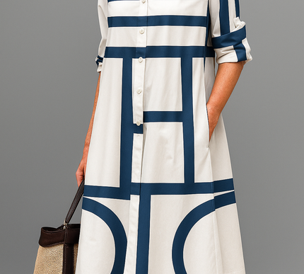 JULIA | Elegant Midi Dress for Effortless Style - Novela New York