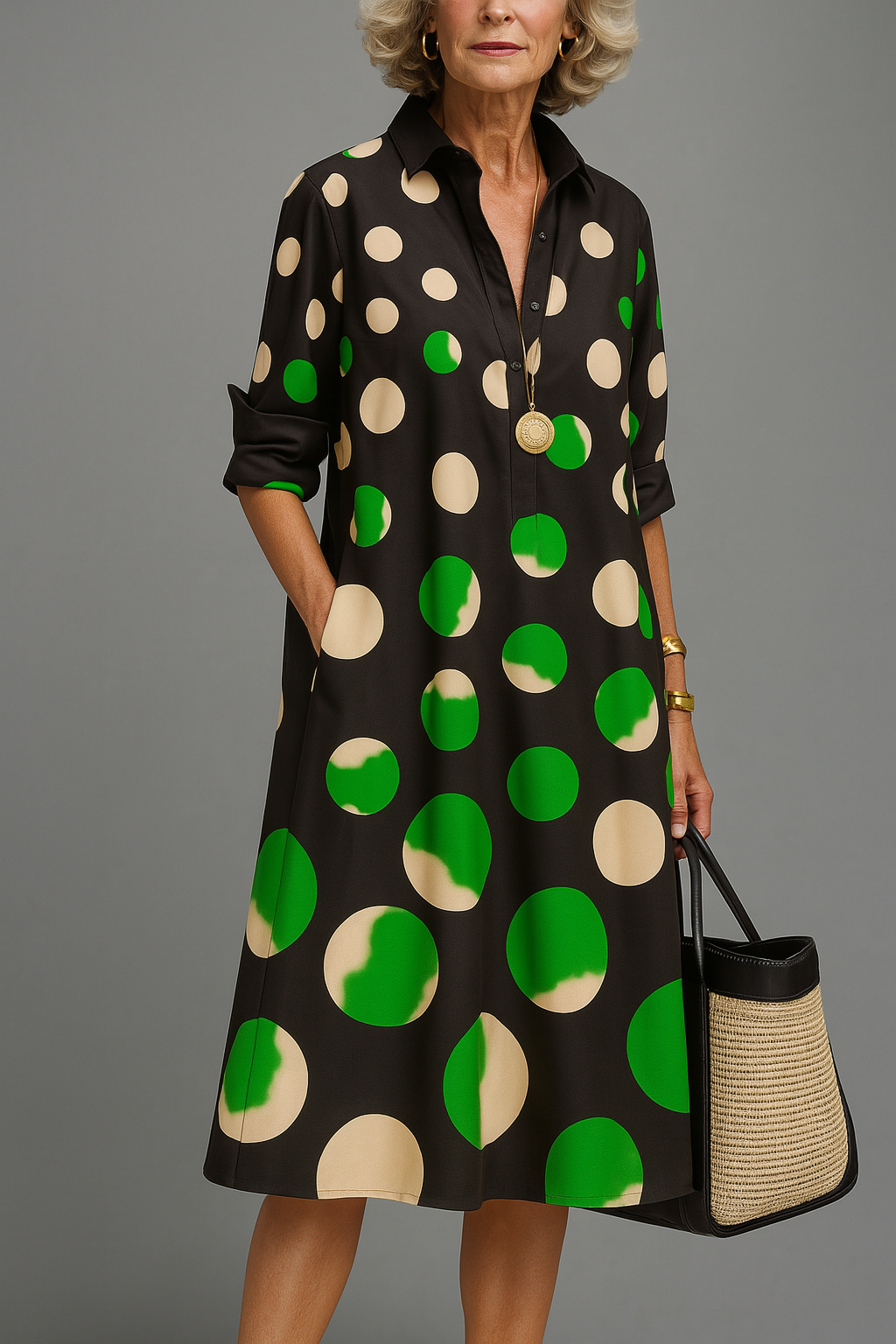DANIELA | Luxury Midi Dress for Effortless Elegance - Novela New York