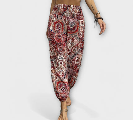 Scarlett - Pants with Ethnic Graphic - Novela New York