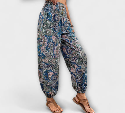 Scarlett - Pants with Ethnic Graphic - Novela New York