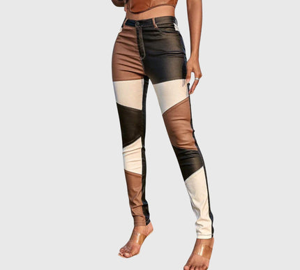 Calliope - Tube Pants with Color Block Pattern - Novela New York