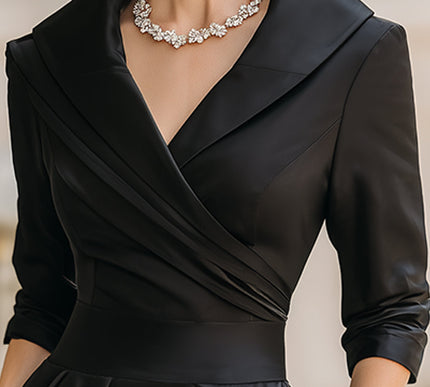 Lina - Midi Satin Dress - Novela New York
