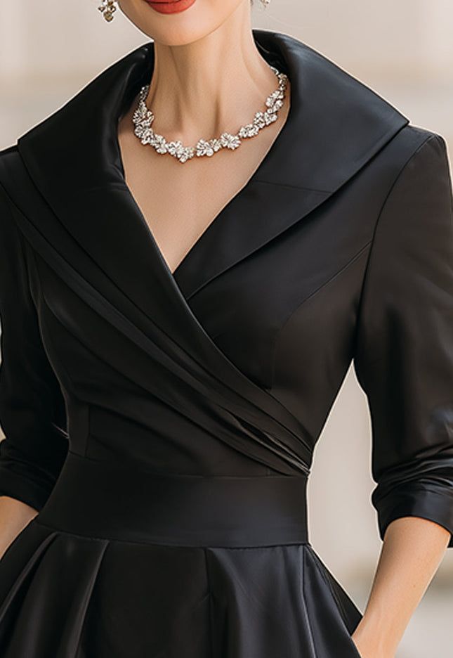 Lina - Midi Satin Dress - Novela New York