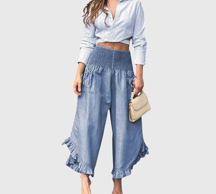 Jaya - Casual Pants with Fashionable Pleats - Novela New York