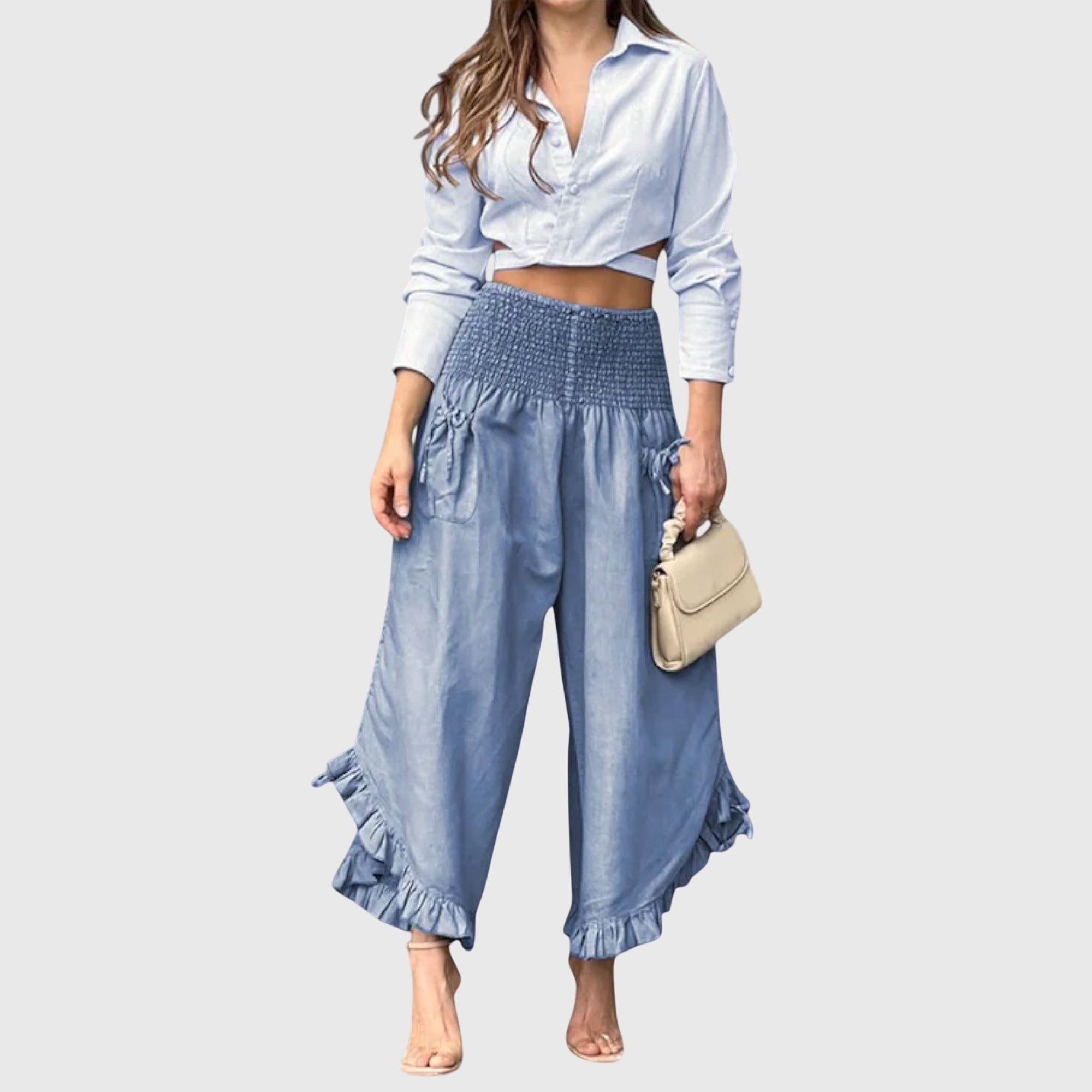 Jaya - Casual Pants with Fashionable Pleats - Novela New York