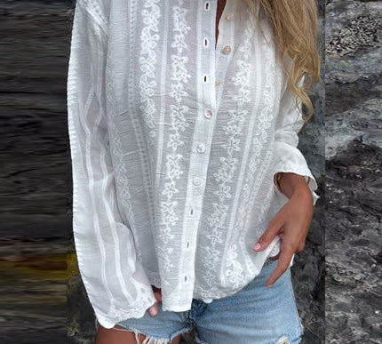 Kathlyn™ | Button-Up Polo Shirt - Novela New York