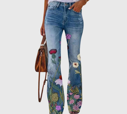 Pants with Flowers - Novela New York