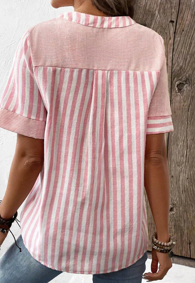 Sandra™ | Classic Striped Top - Novela New York