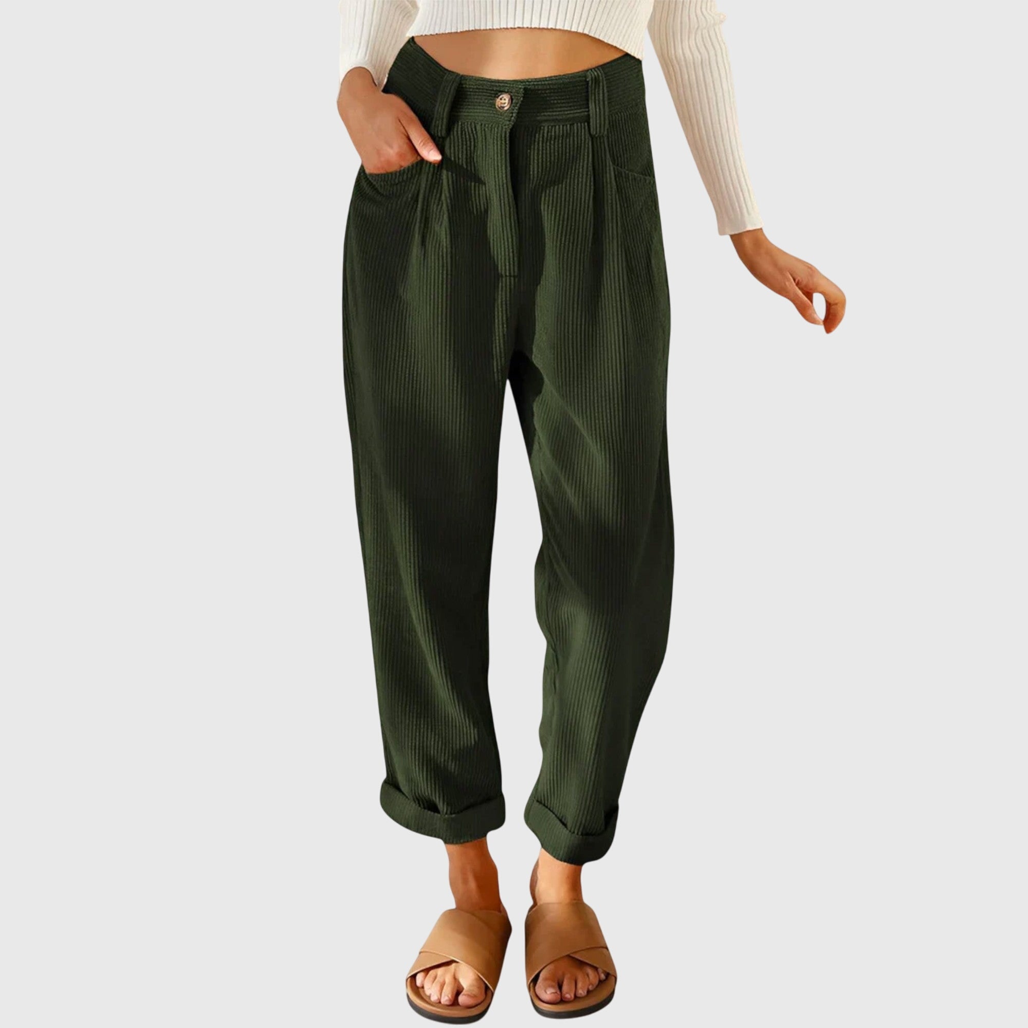 Jana - Modern Cord Pants - Novela New York