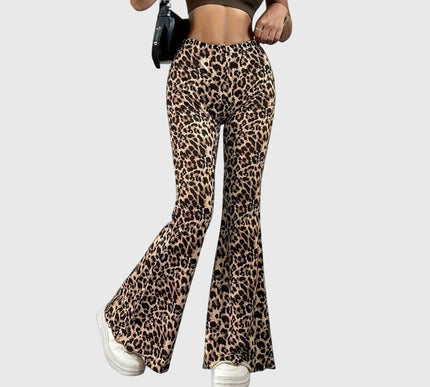 Leopard Bootcut Pants - Novela New York