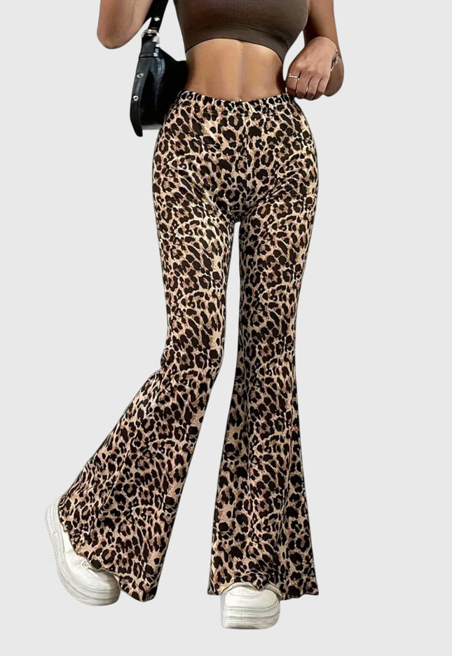 Leopard Bootcut Pants - Novela New York
