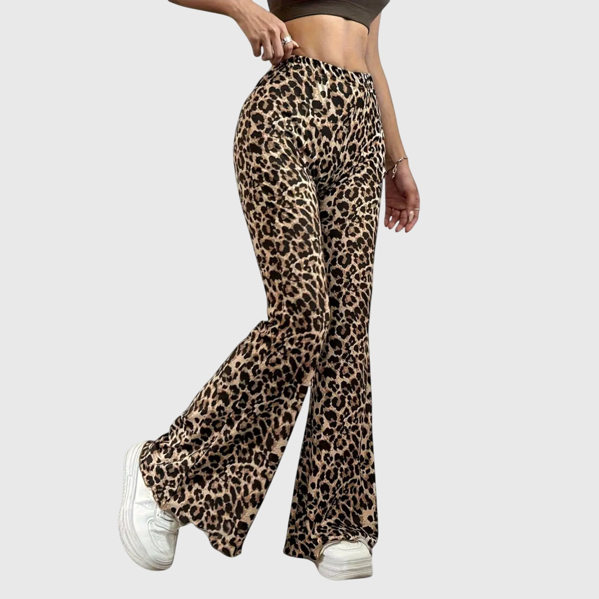 Leopard Bootcut Pants - Novela New York