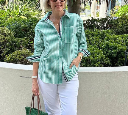 Ellen™ | Striped Shirt - Novela New York