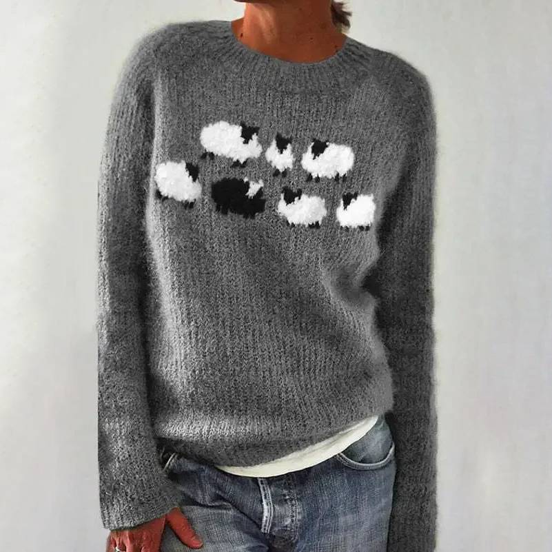 Lina | Cute Sheep Sweater - Novela New York