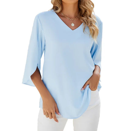 Cara™ | V-neck Blouse - Novela New York